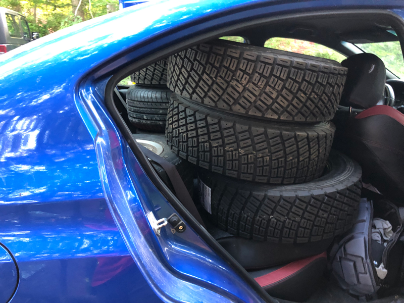 My STI is now a rally support vehicle.